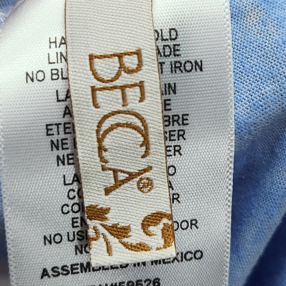 Becca Womens Size S Tie Dye Beach Date Ombre Swim‎ Cover-Up Dress Pockets Summer - Picture 9 of 9